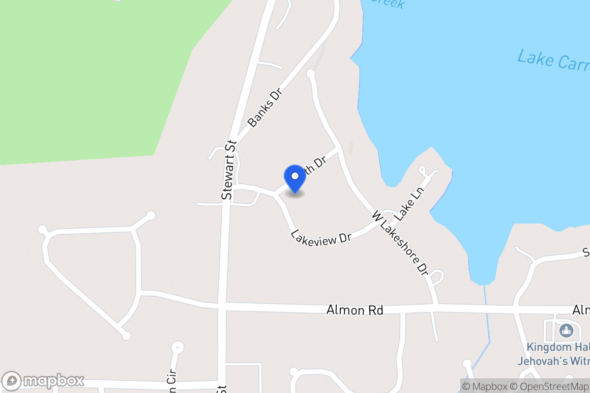 Map of 102 Lakeview Dr