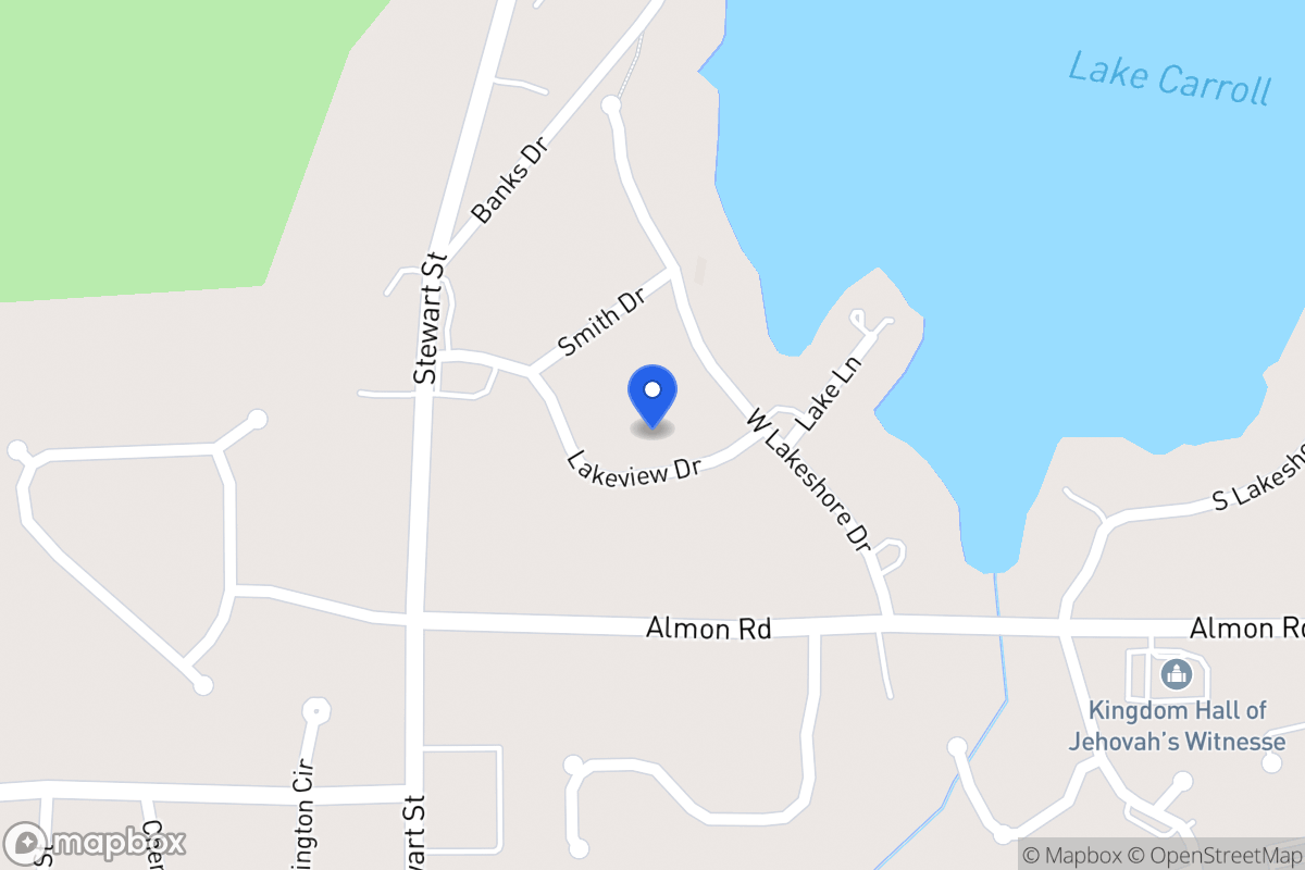 Map of 118 Lakeview Dr
