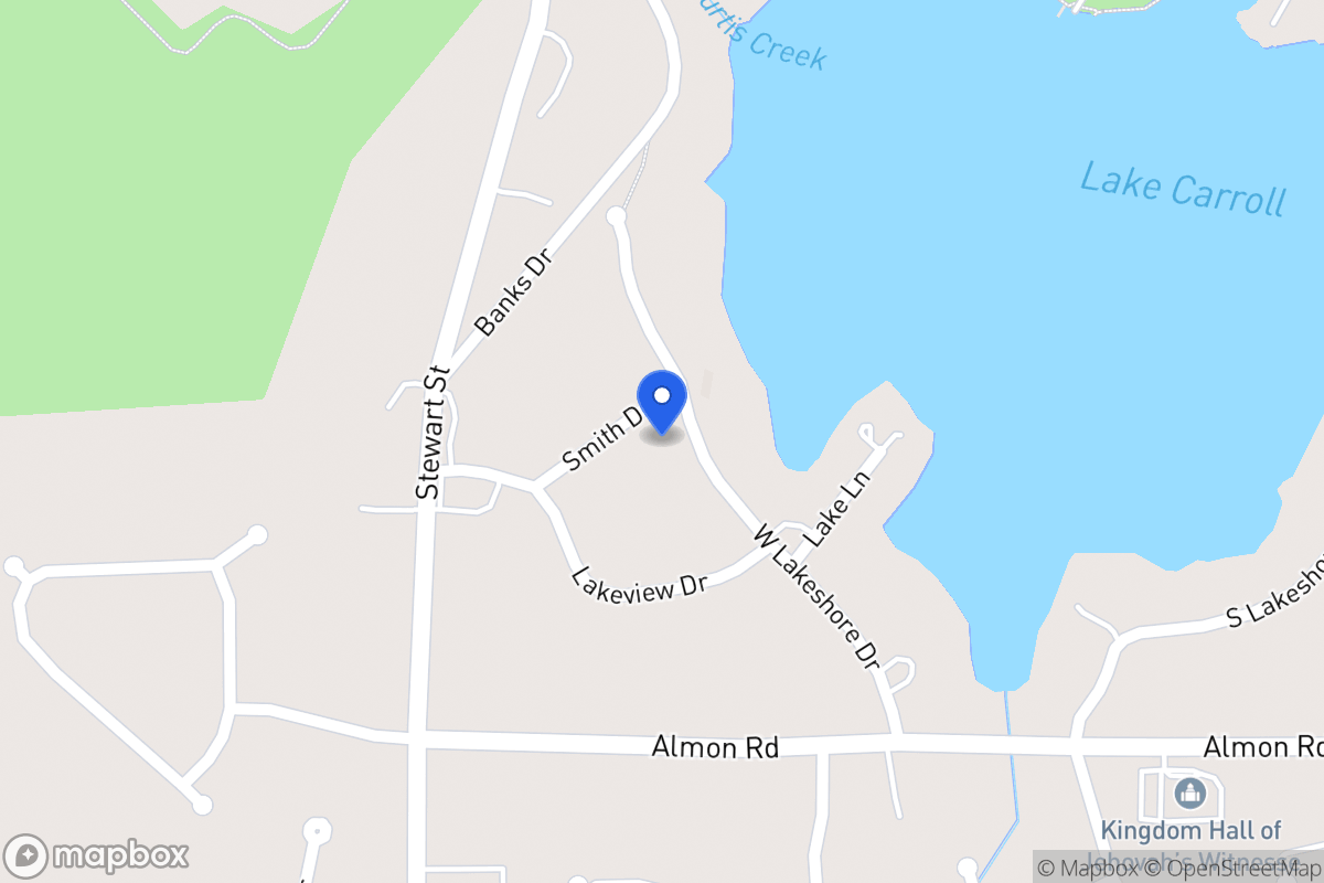 Map of 136 W Lakeshore Dr