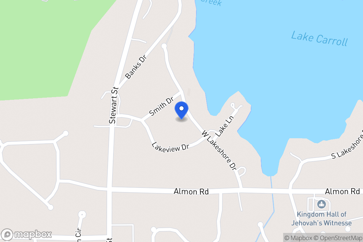 Map of 134 W Lakeshore Dr