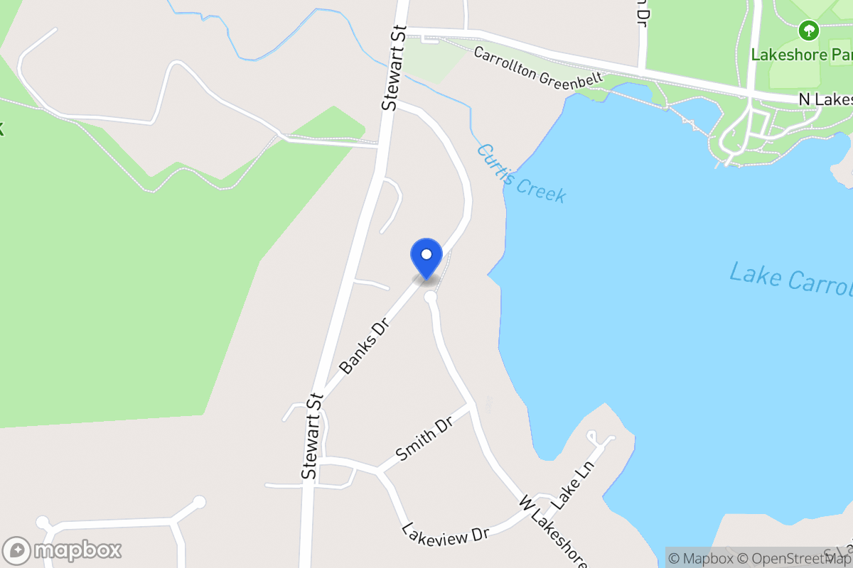 Map of Banks Dr