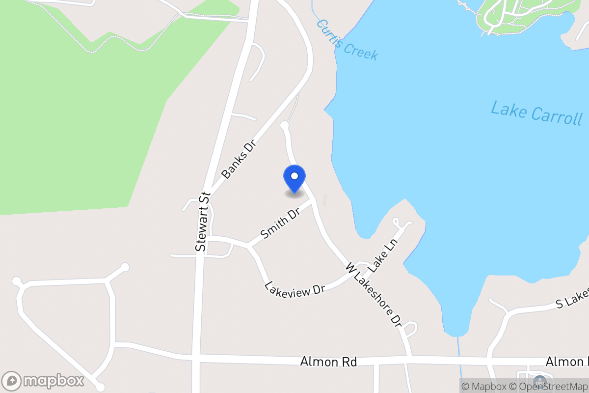 Map of 302 W Lakeshore Dr