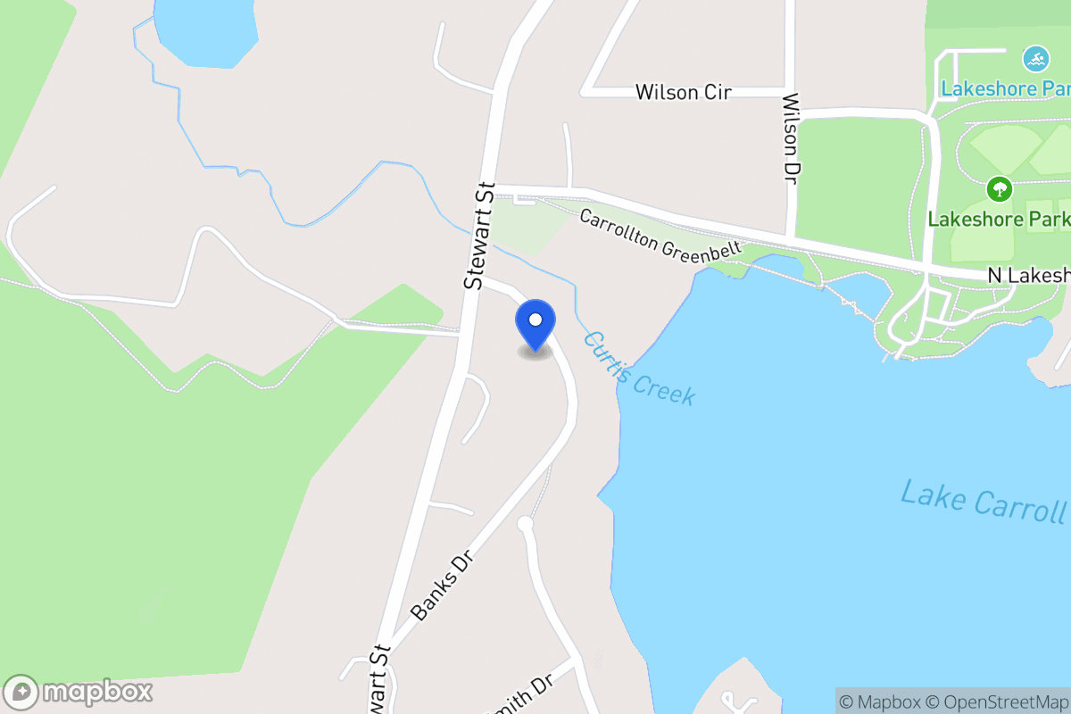 Map of 408 W Lakeshore Dr