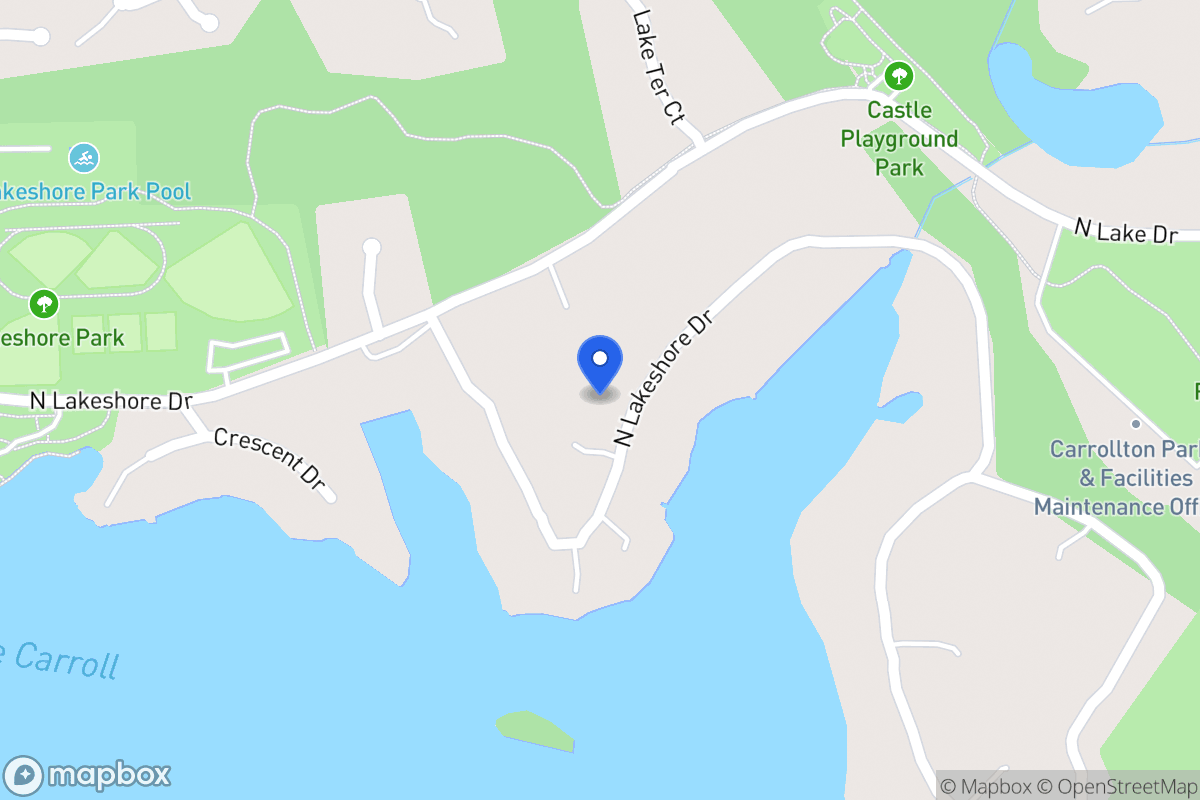 Map of 437 N Lakeshore Dr
