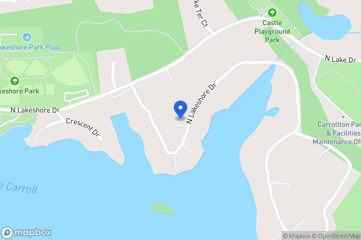 Map of 439 N Lakeshore Dr