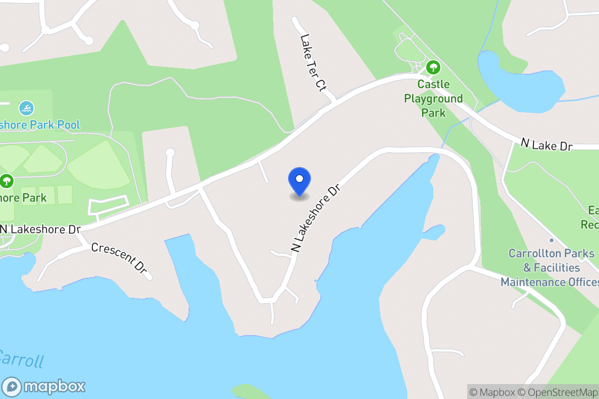 Map of 433 N Lakeshore Dr
