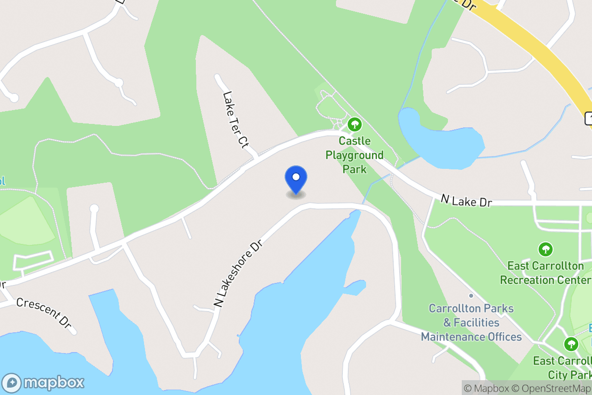 Map of 423 N Lakeshore Dr