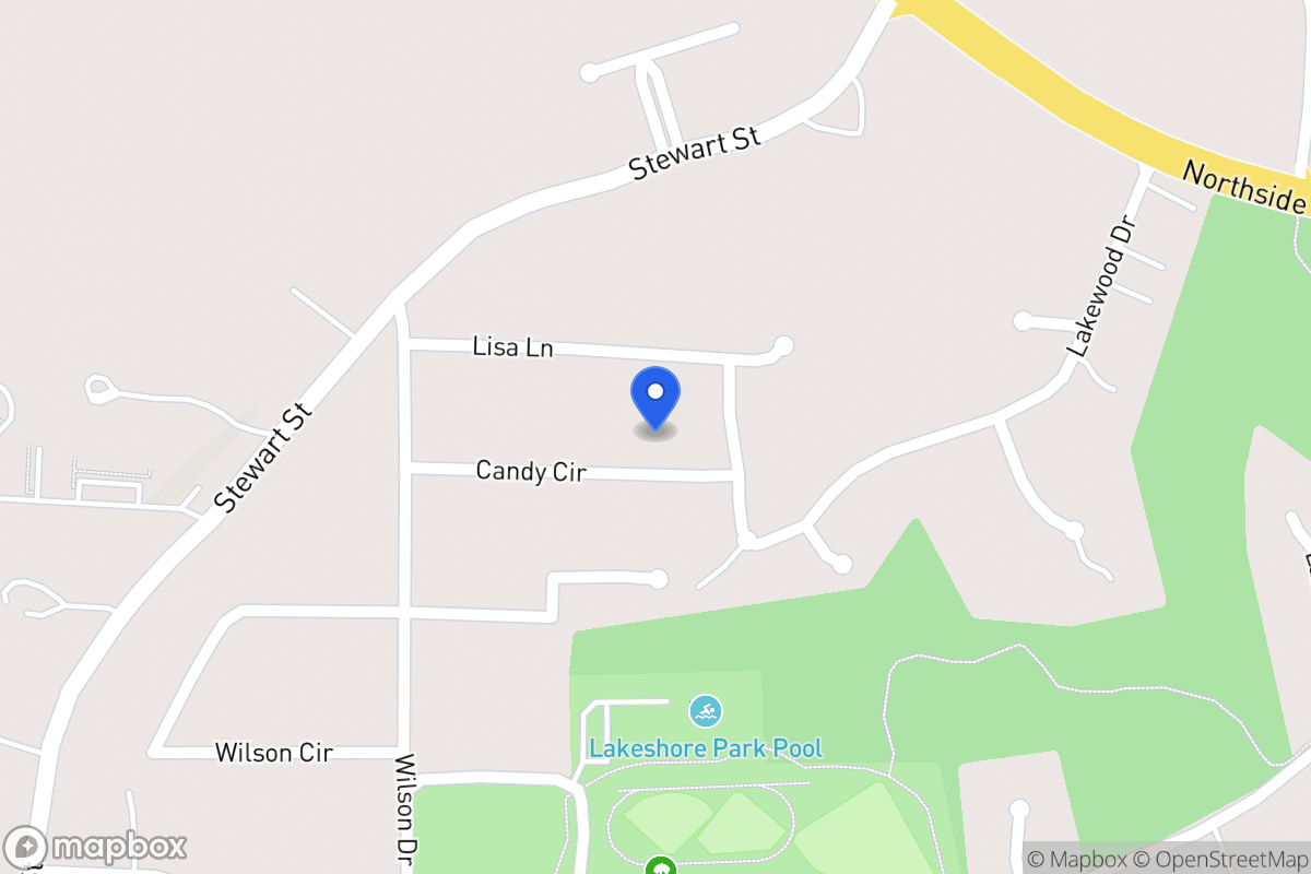 Map of 114 Candy Cir