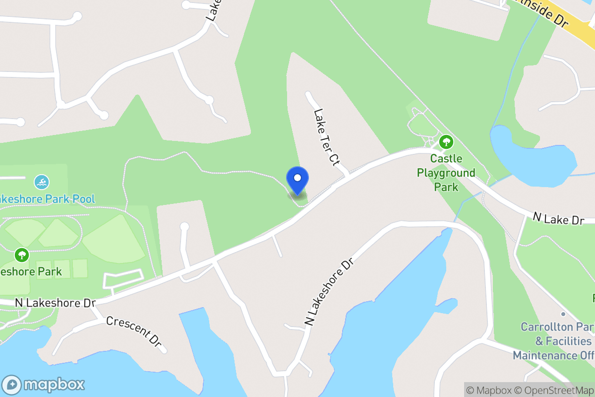 Map of 111 N Lake Dr
