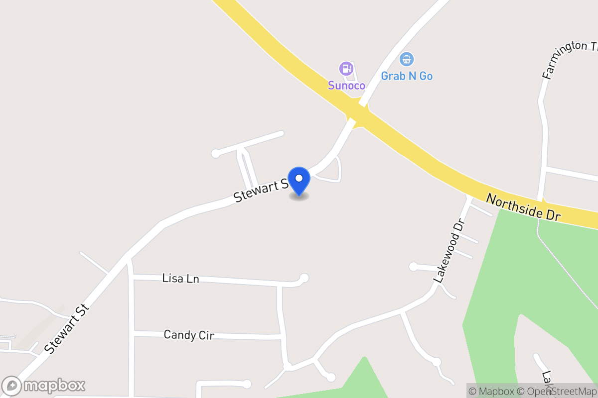 Map of 1347 Stewart St