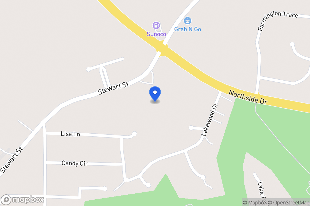Map of 1365 Stewart St