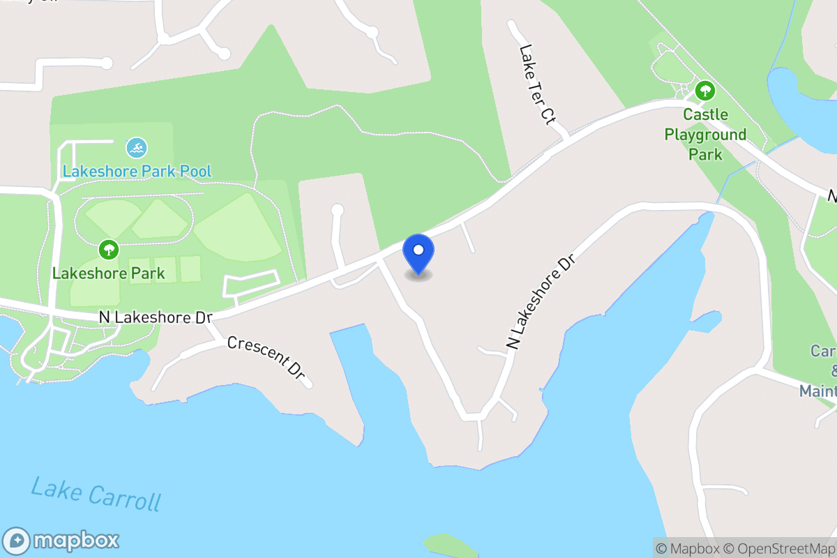 Map of 513 N Lakeshore Dr