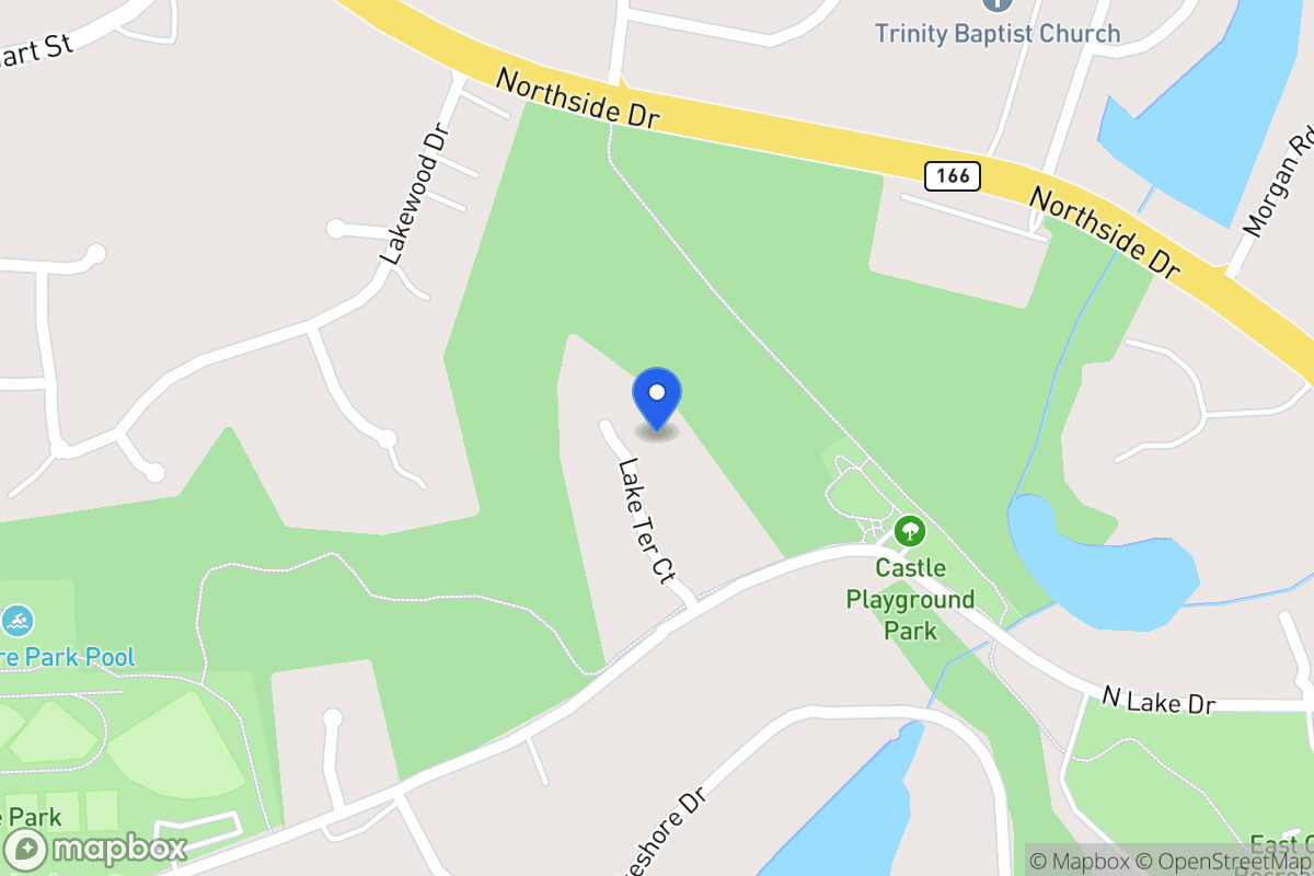 Map of 108 Lake Terrace Ct