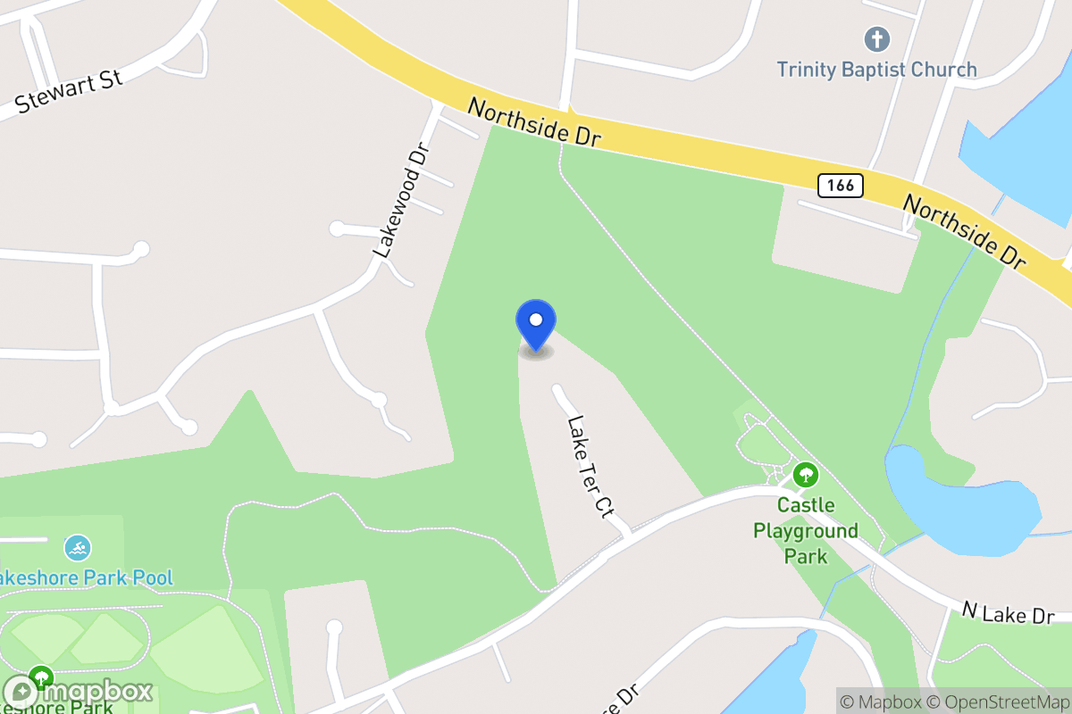 Map of 111 Lake Terrace Ct