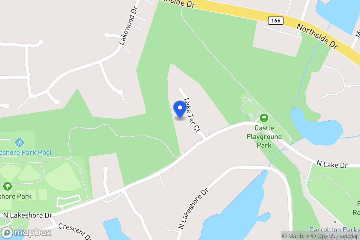 Map of 106 Lake Terrace Ct