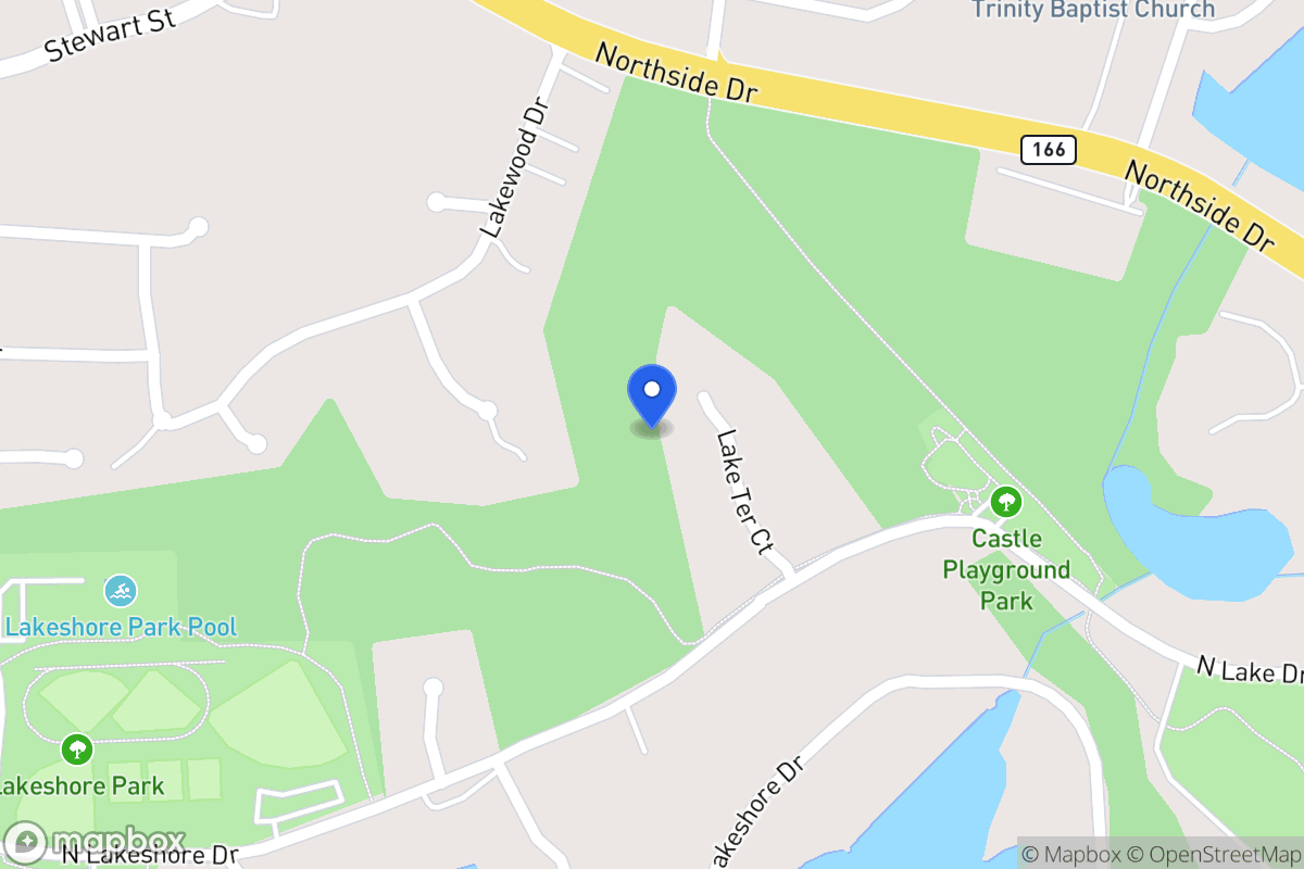Map of 109 Lake Terrace Ct
