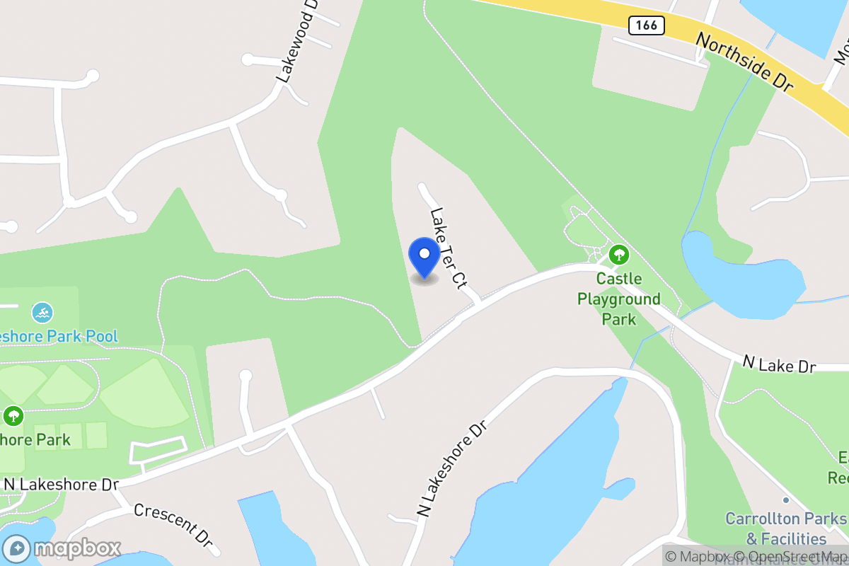Map of 103 Lake Terrace Ct