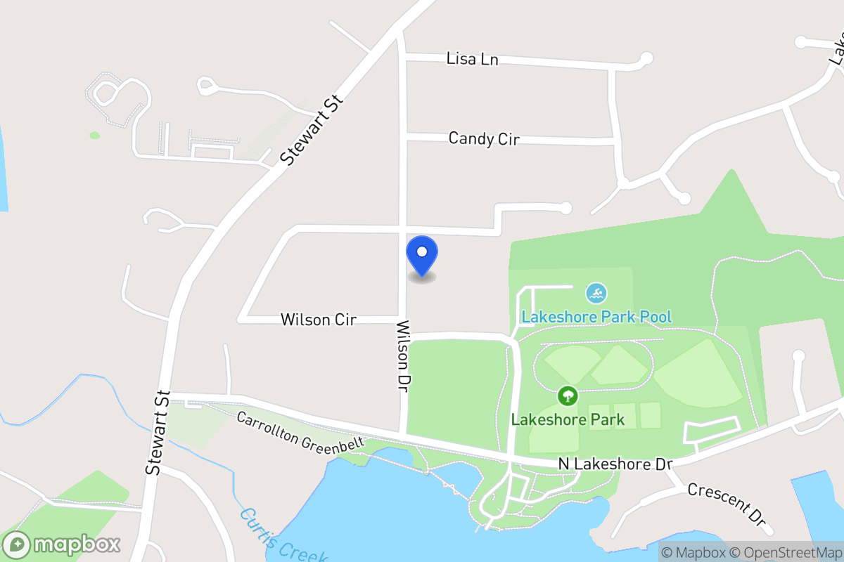 Map of 203 Wilson Dr