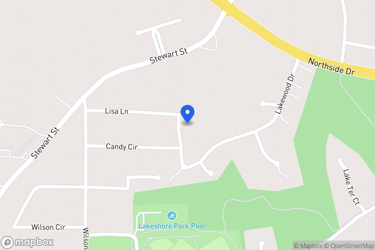 Map of 102 Lakewood Dr