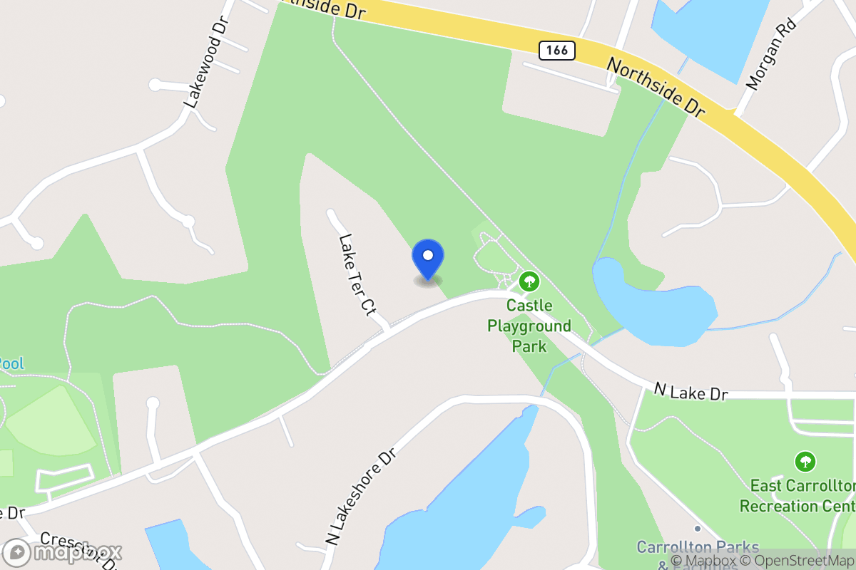 Map of 121 N Lake Dr