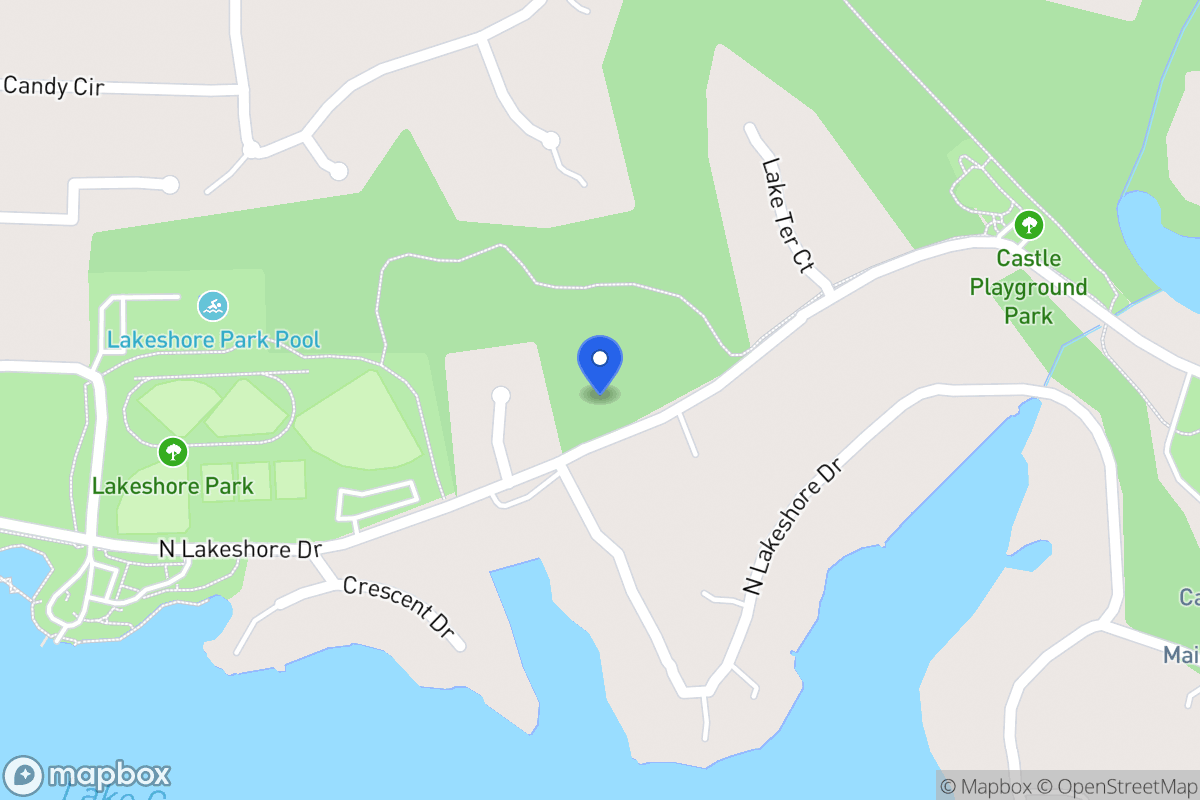 Map of 105 N Lake Dr
