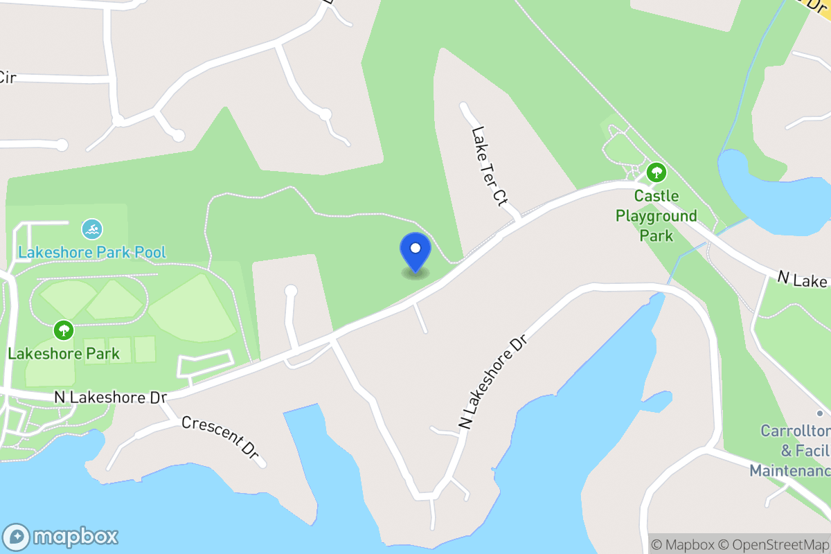 Map of 109 N Lake Dr