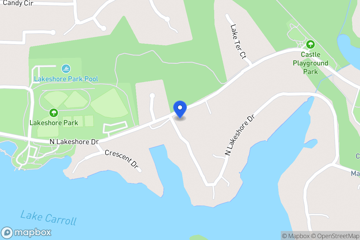 Map of 517 N Lakeshore Dr