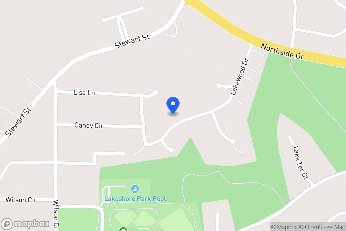 Map of 204 Lakewood Dr