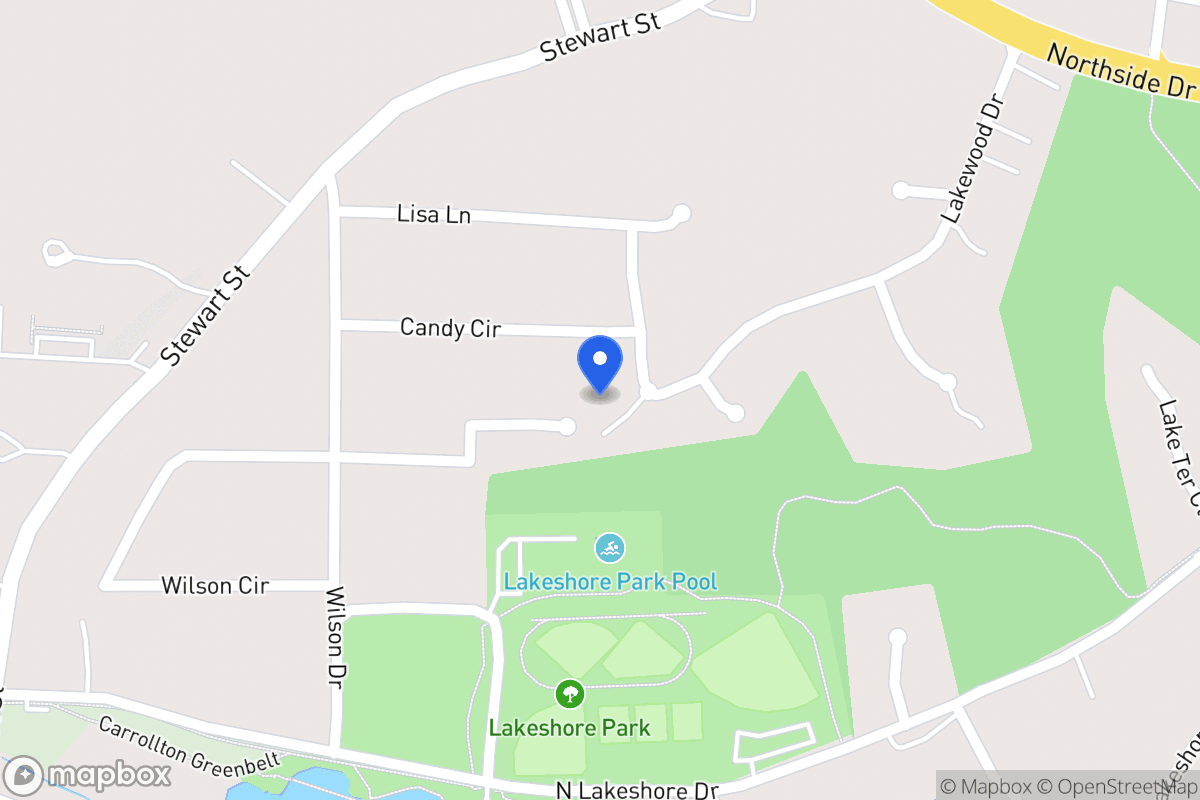 Map of 203 Lakewood Dr