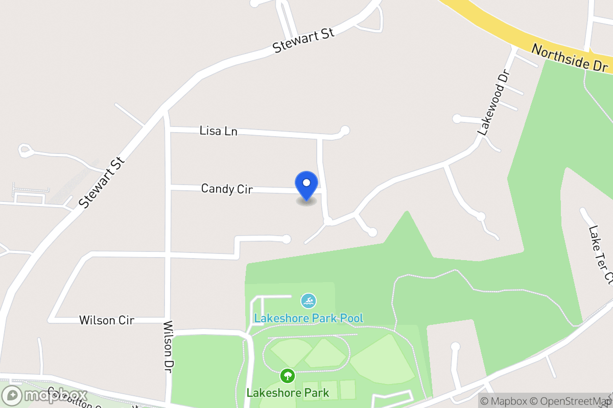 Map of 201 Lakewood Dr
