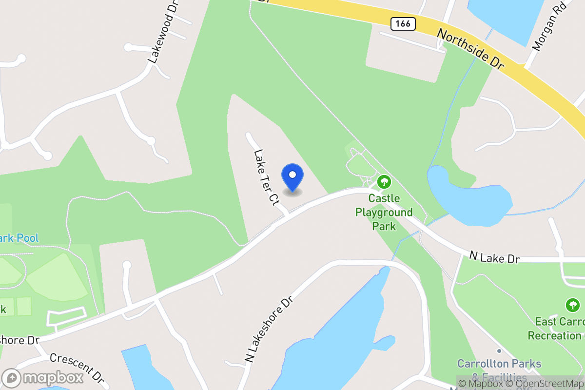 Map of 117 N Lake Dr