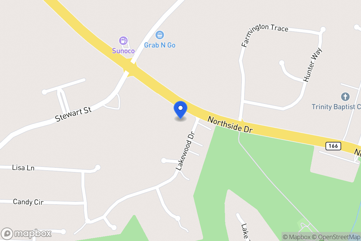 Map of 232 Lakewood Dr