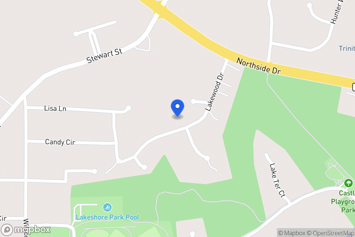 Map of 216 Lakewood Dr