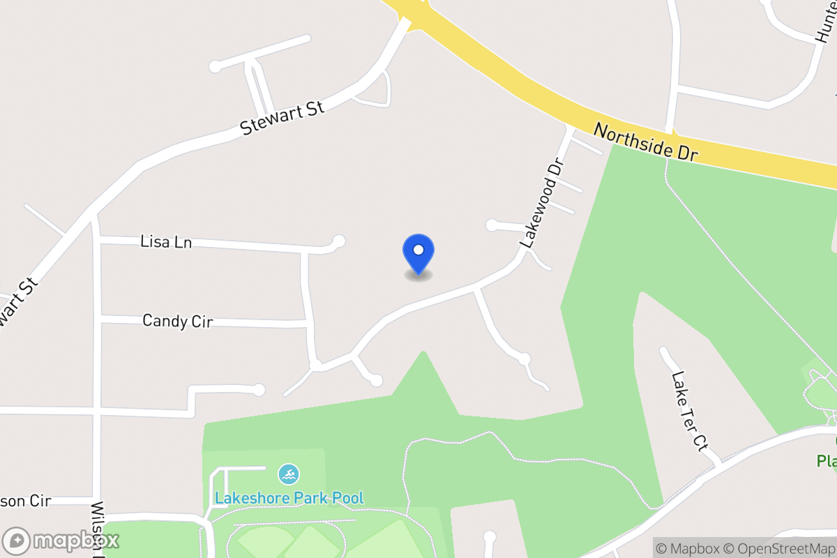Map of 214 Lakewood Dr