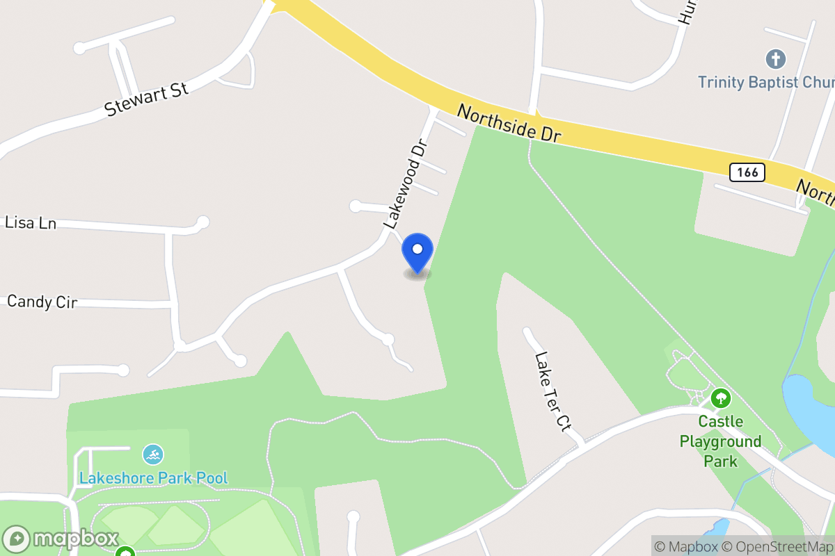 Map of 219 Lakewood Dr