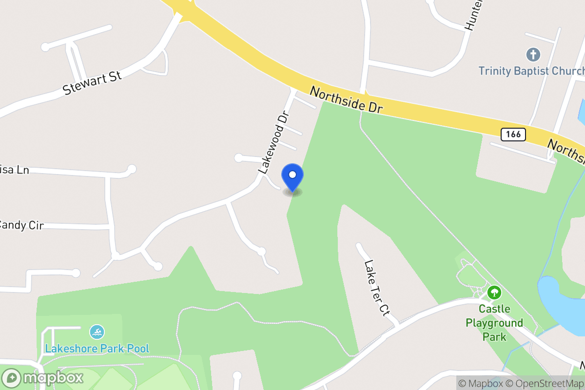 Map of 221 Lakewood Dr
