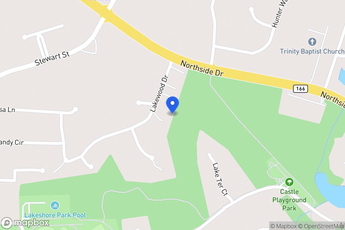 Map of 223 Lakewood Dr