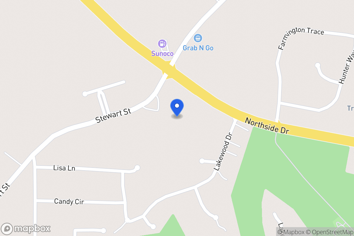 Map of 1381 Stewart St
