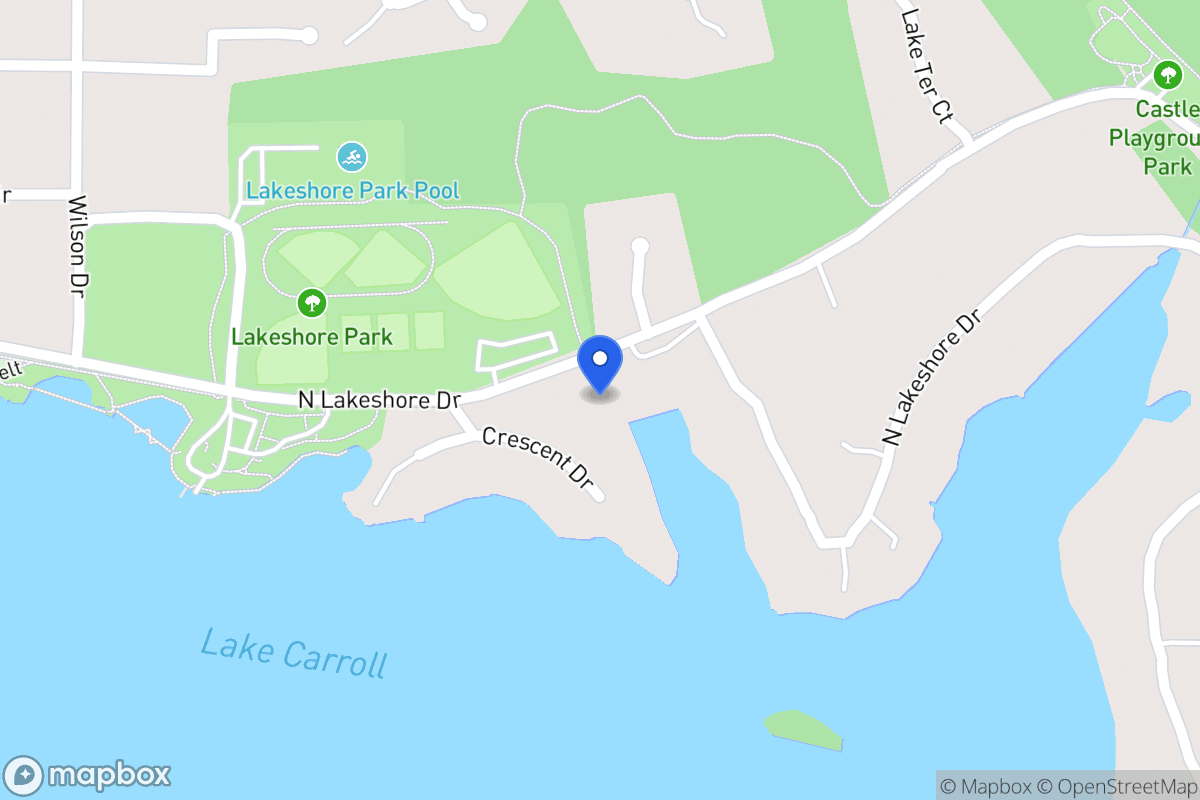 Map of 536 N Lakeshore Dr