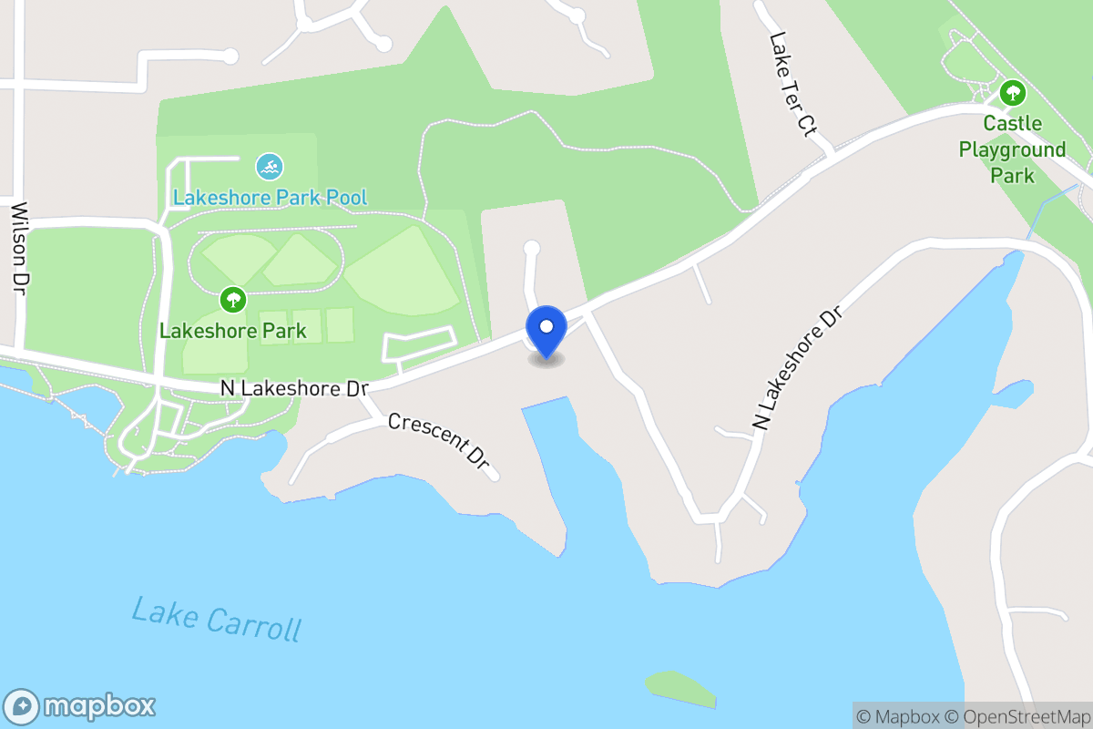 Map of 534 N Lakeshore Dr