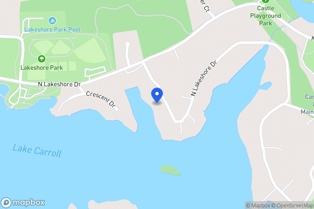 Map of 514 N Lakeshore Dr