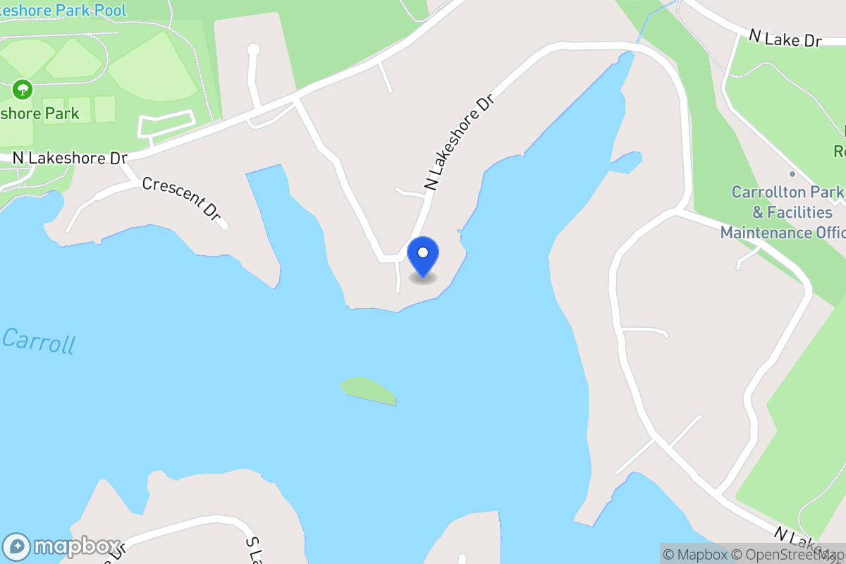 Map of N Lakeshore Dr
