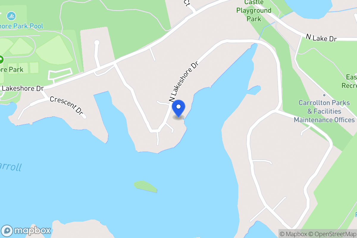 Map of 442 N Lakeshore Dr