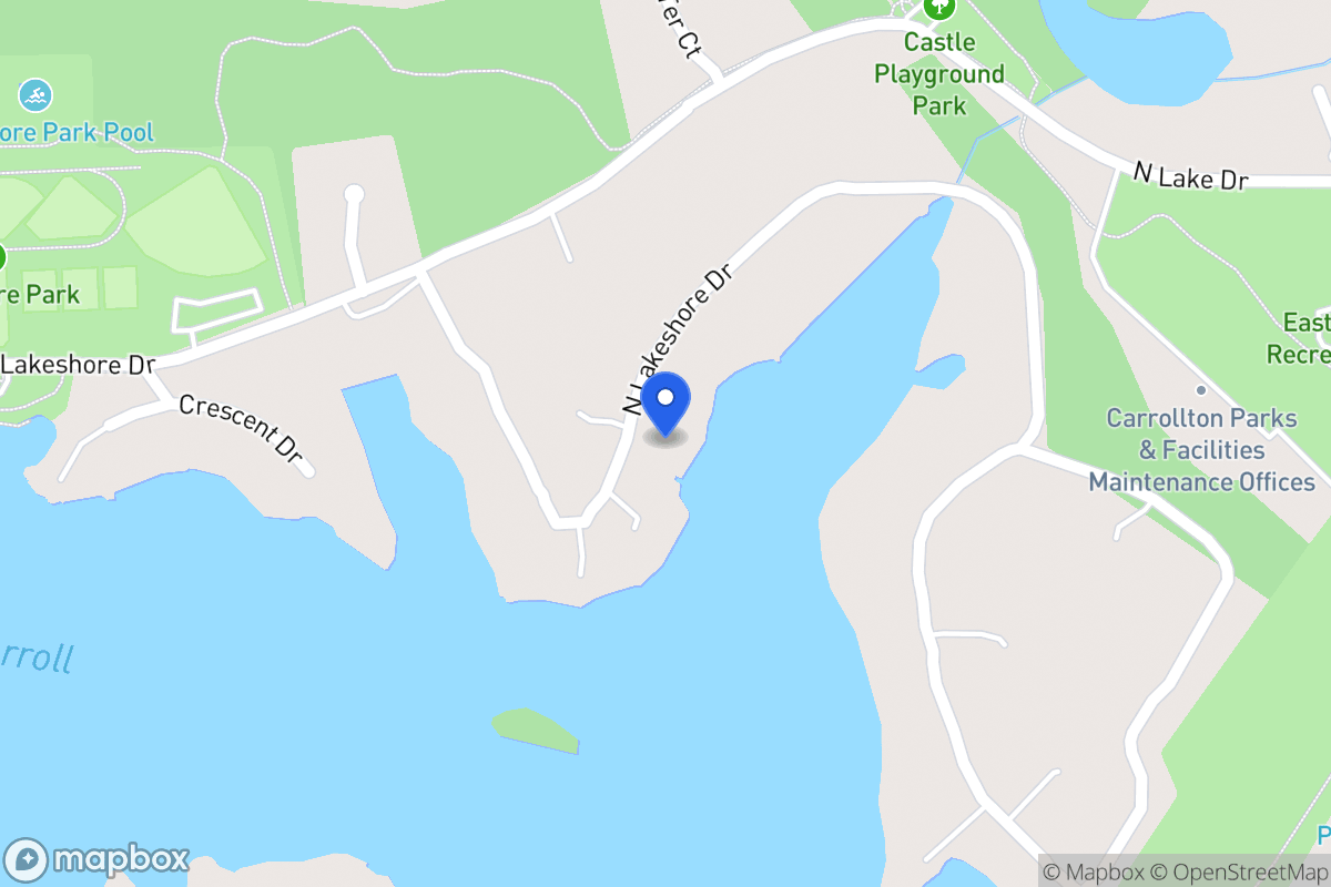Map of 438 N Lakeshore Dr