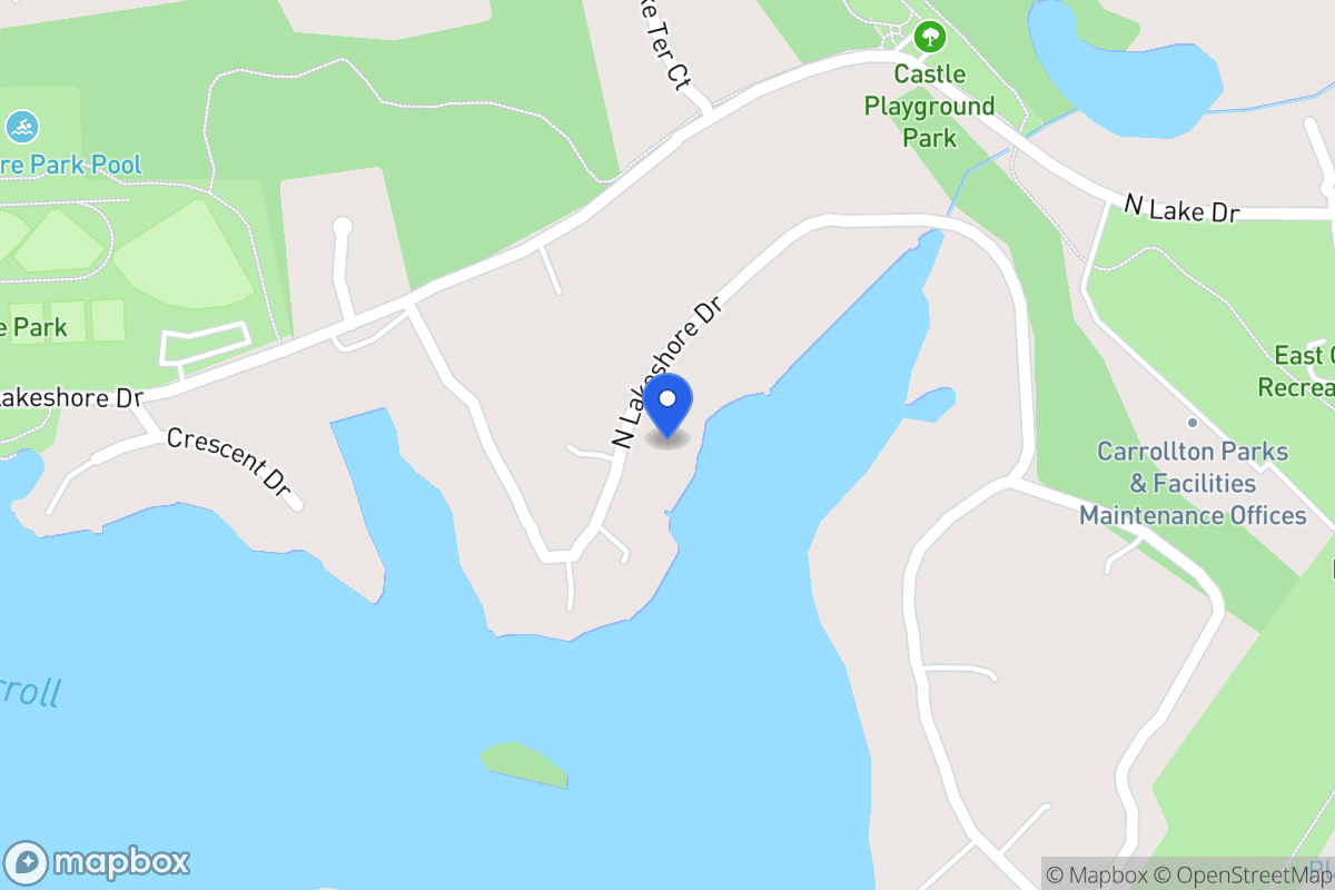 Map of 436 N Lakeshore Dr