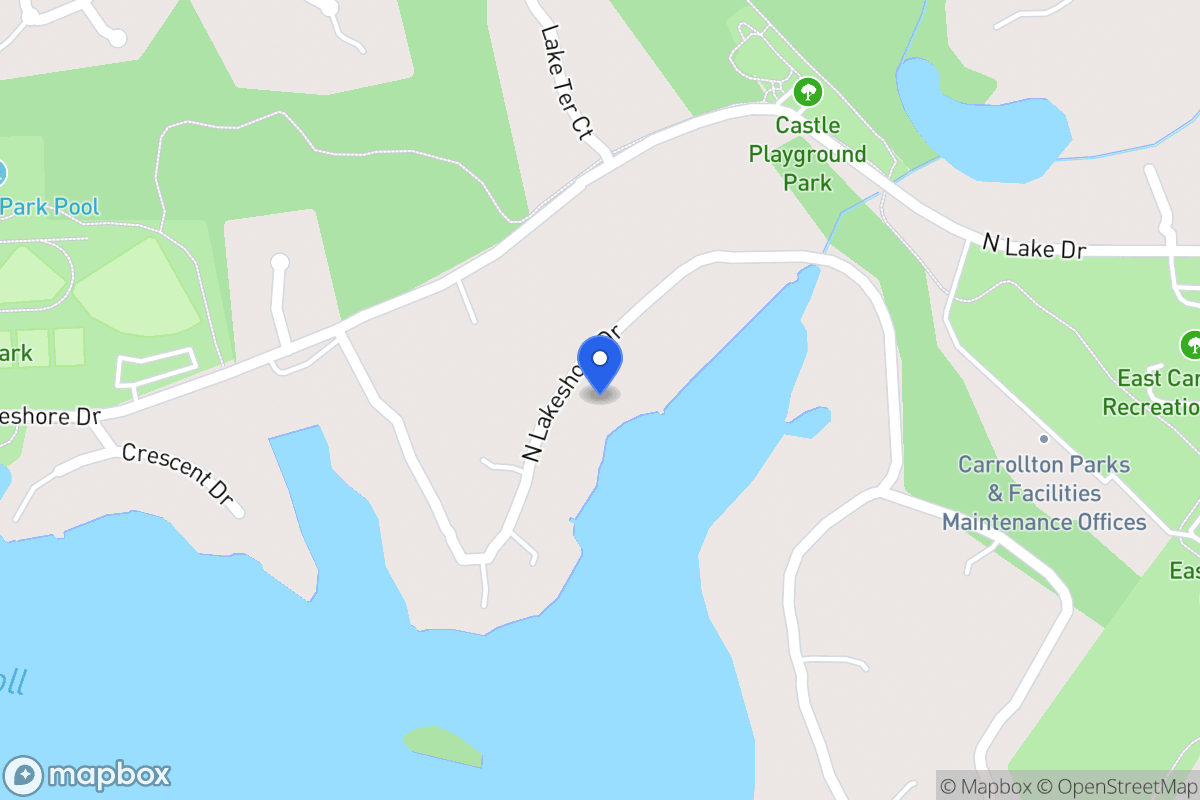 Map of 428 N Lakeshore Dr