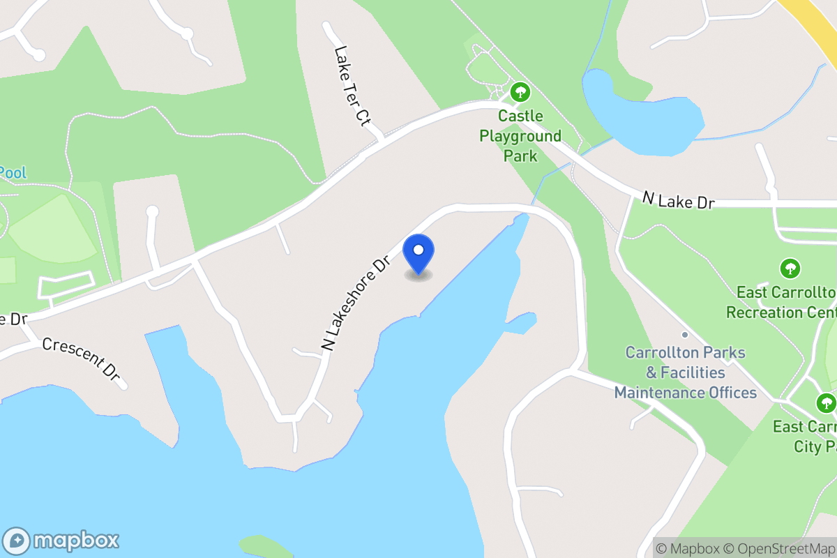 Map of 424 N Lakeshore Dr