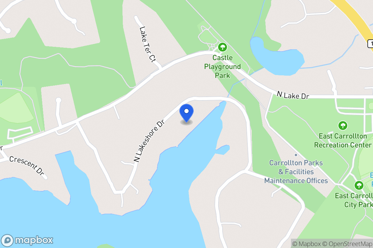 Map of 422 N Lakeshore Dr