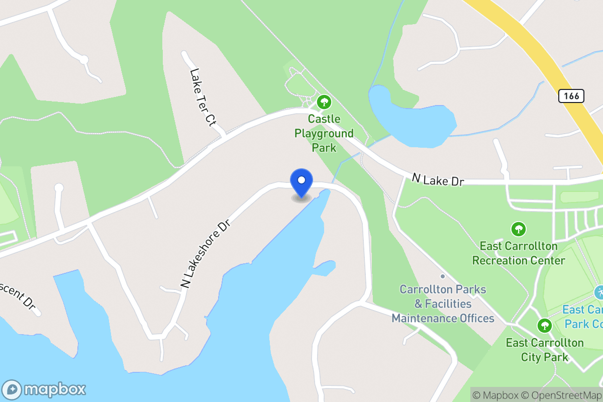 Map of 418 N Lakeshore Dr