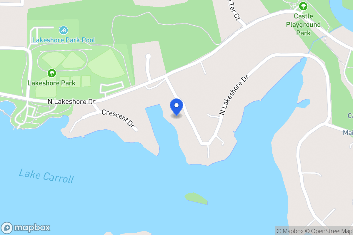 Map of 516 N Lakeshore Dr